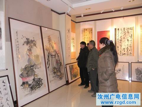 Excellent works gathered at the Ruzhou Painting and Calligraphy Exhibition